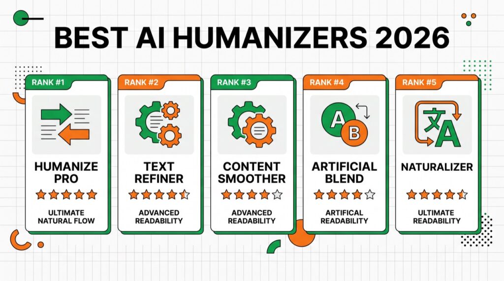 7 Best AI Humanizers in 2026 (Honest, Tested Picks)