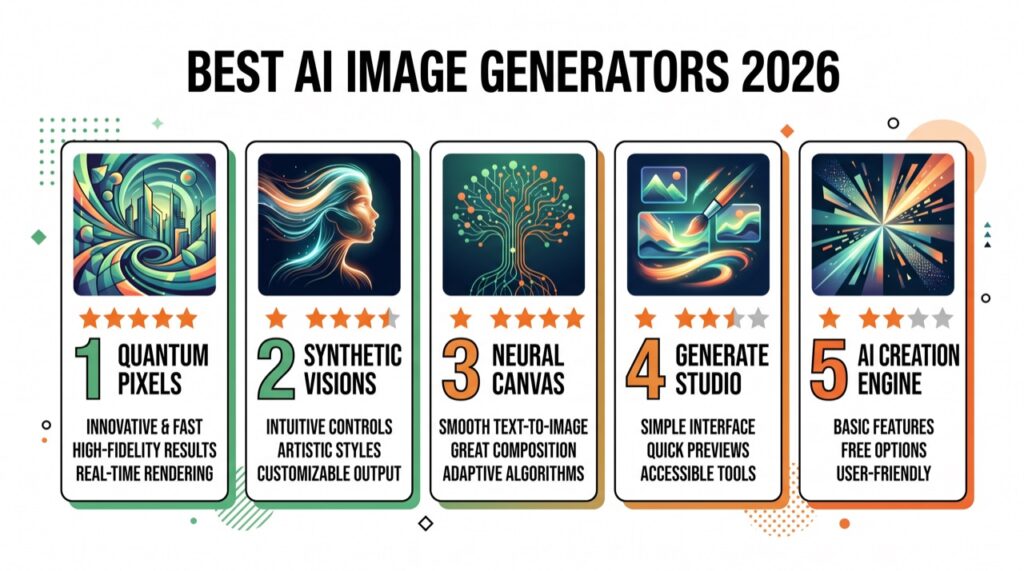 The Best AI Image Generators in 2026 (Ranked & Compared)