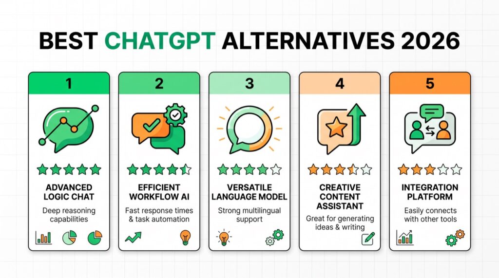 7 Best ChatGPT Alternatives in 2026 (Free & Paid)