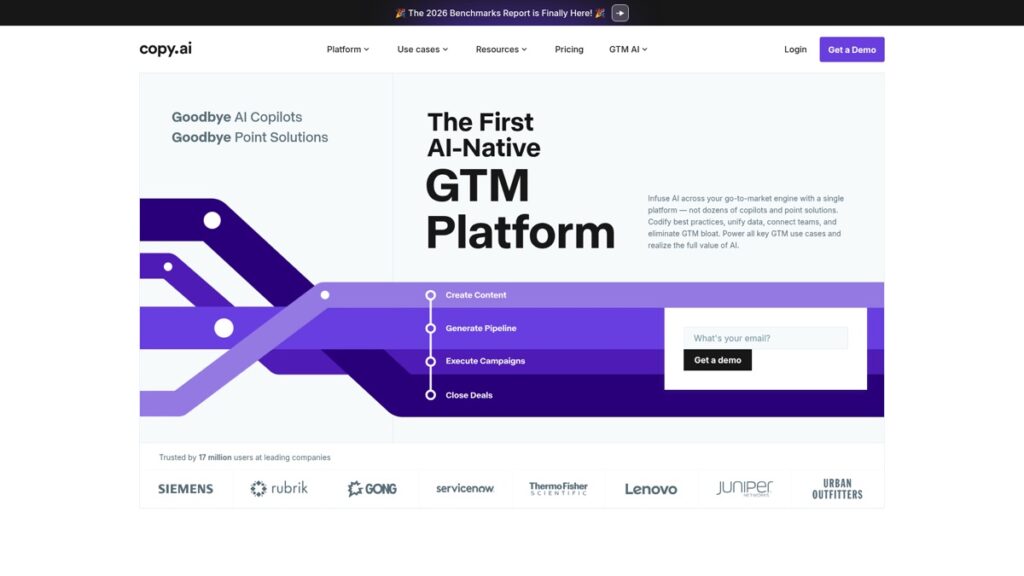 Copy.ai website screenshot