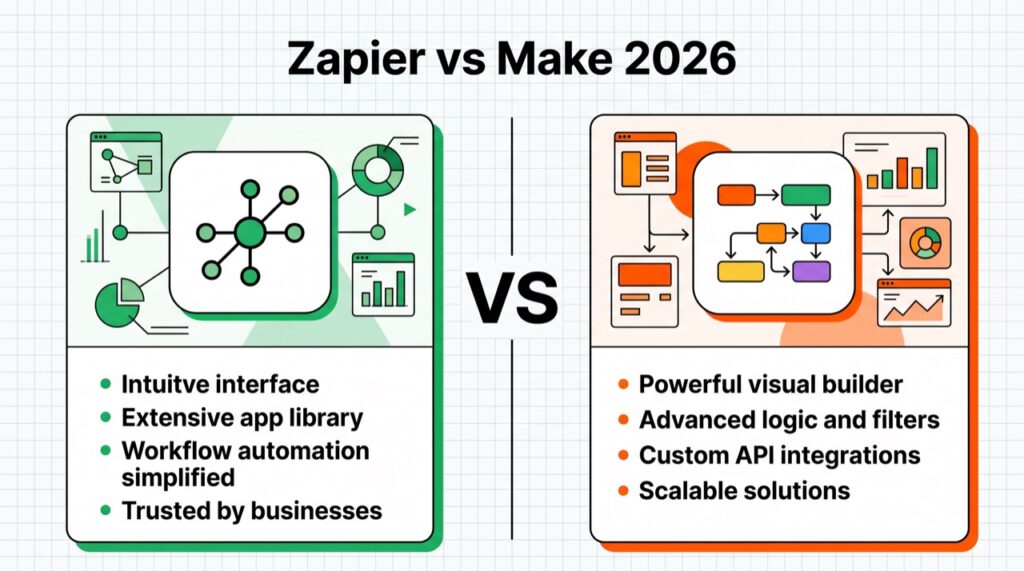 Zapier vs Make (2026): Which Automation Tool Is Better?
