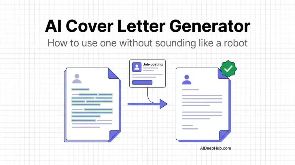 AI cover letter generator guide 2026 — how to write a tailored cover letter with AI