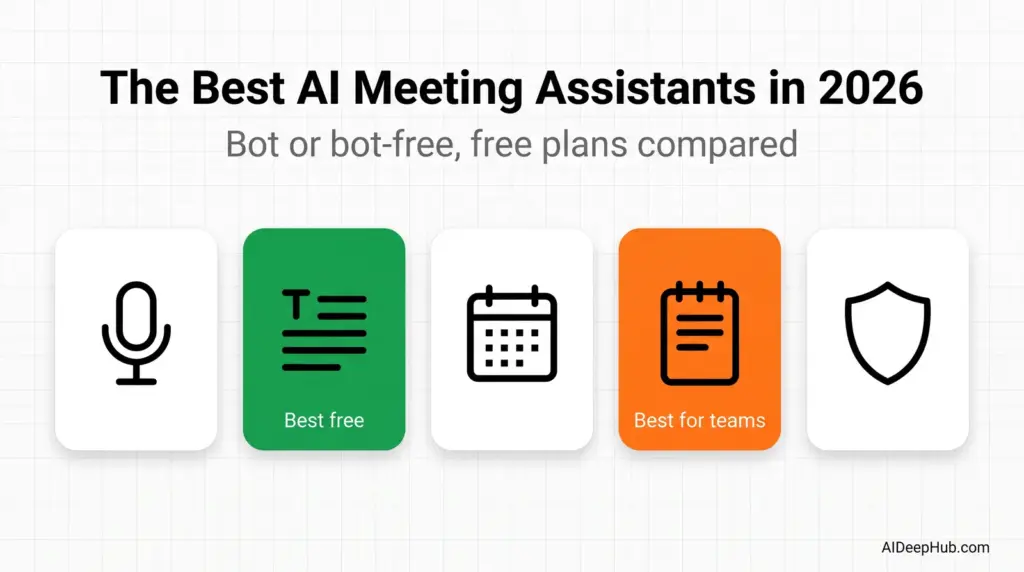 The best AI meeting assistants in 2026 compared — Fathom, Fireflies, Granola, Otter, tl;dv