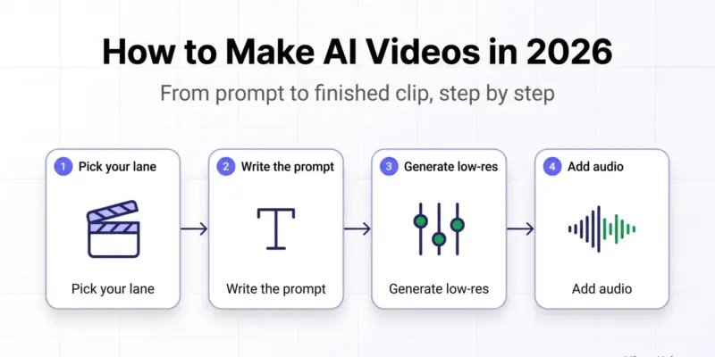 How to Make AI Videos in 2026: A Step-by-Step Guide